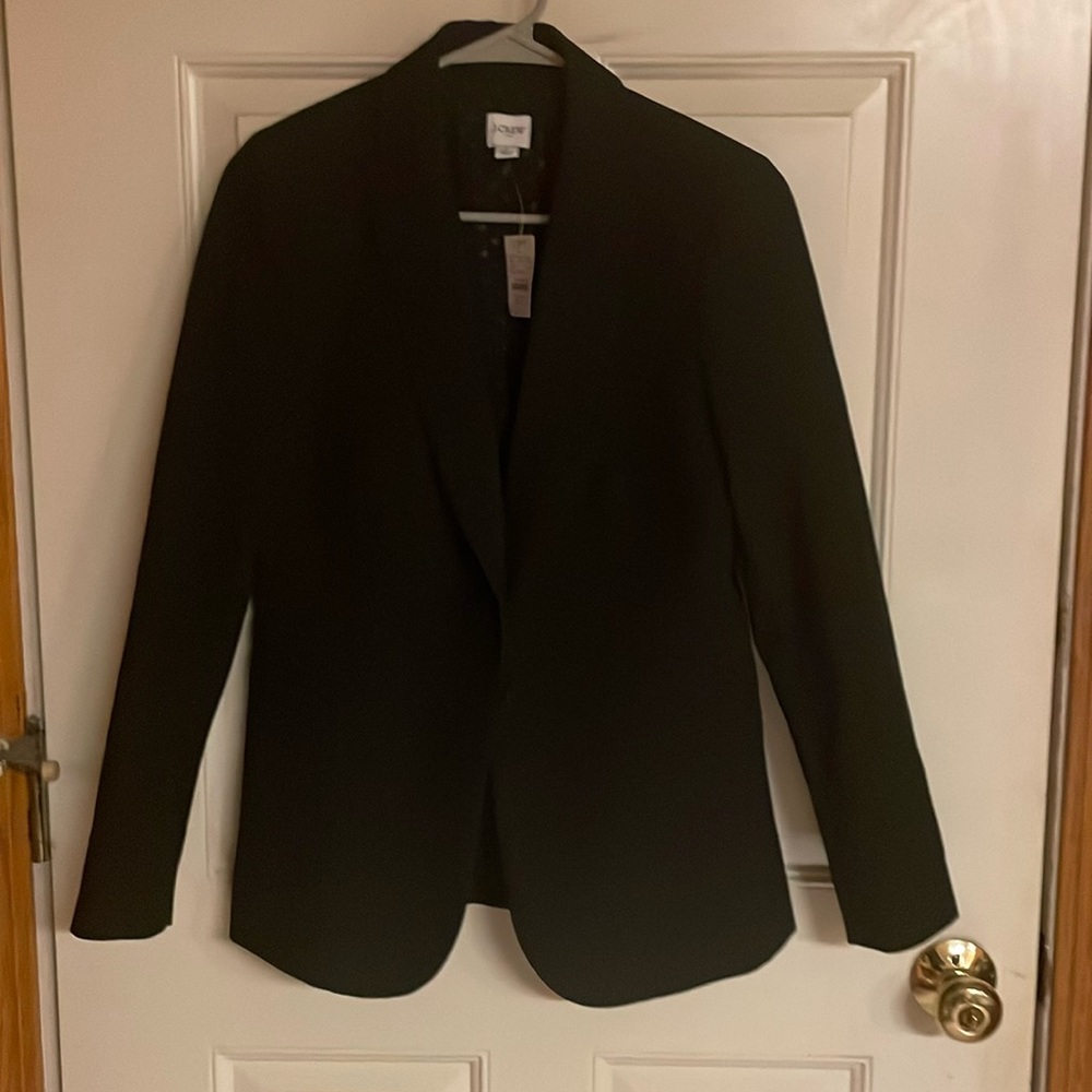 NWT J CREW  women’s Blazer Black. Sz 2
